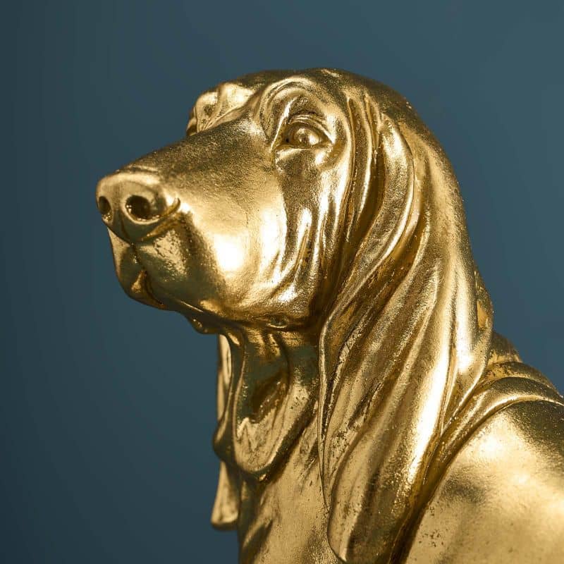 S/2 Serre-livres Teckel, Or 27,5 x 14 x 20 cm