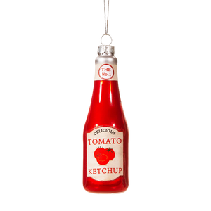 Boule de Noël Bouteille de Ketchup
