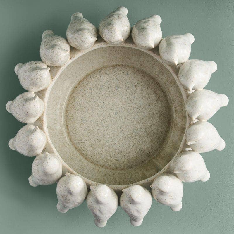 Coupe M. Petit oiseau, Blanc