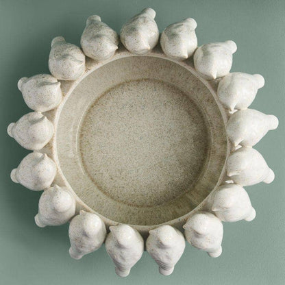 Coupe M. Petit oiseau, Blanc