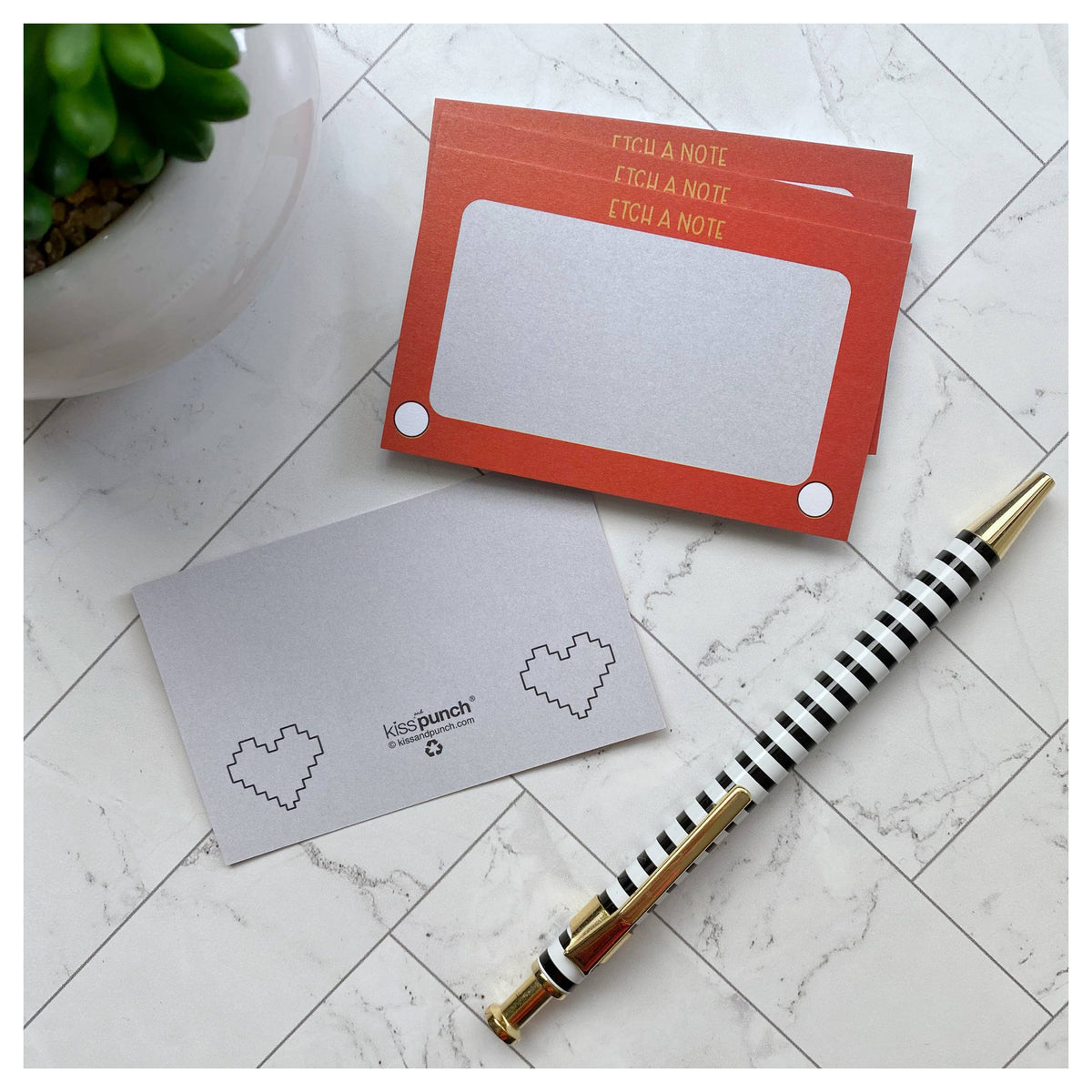Set di 60 mini biglietti di auguri - Etch a Note