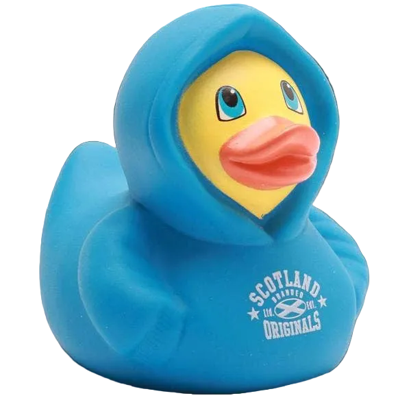 Sweatshirt Duck Hoodie Scotland - Azul
