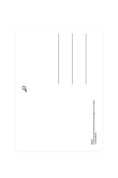 Carte postale avec Ice Duck