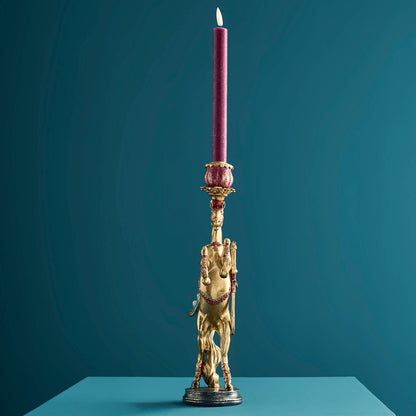 Lustre Cavalo de Circo, Dourado, 17,5 x 9,5 x 36,5 cm