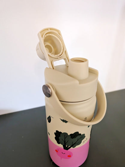 Steel bottle cap without straw