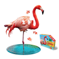 Ik ben Lil' Puzzle - Roze Flamingo