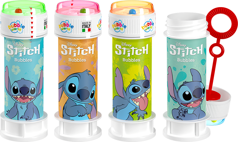 Coffret Bulles de Savon Stitch Disney – Présentoir 36 Flacons 60 ml