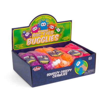 Insectes aux yeux ronds et clignotants