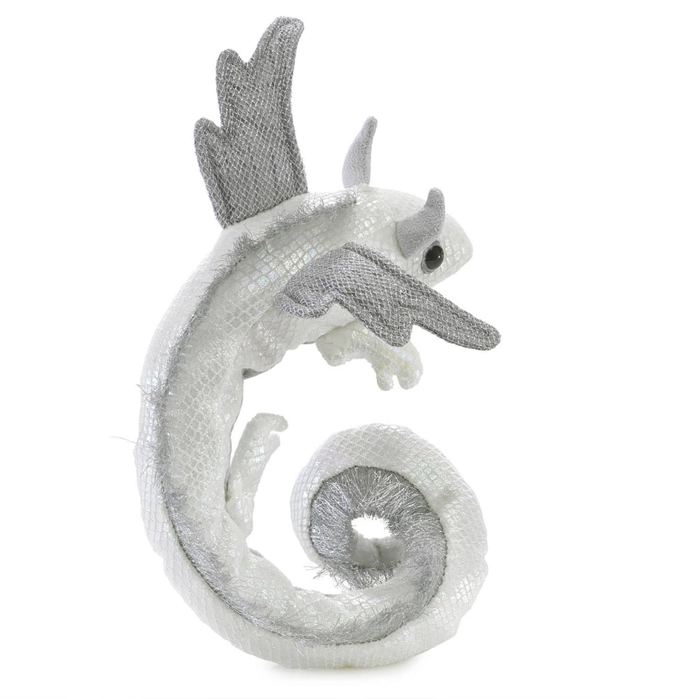 Marionnette-bracelet à Doigt Dragon Blanc