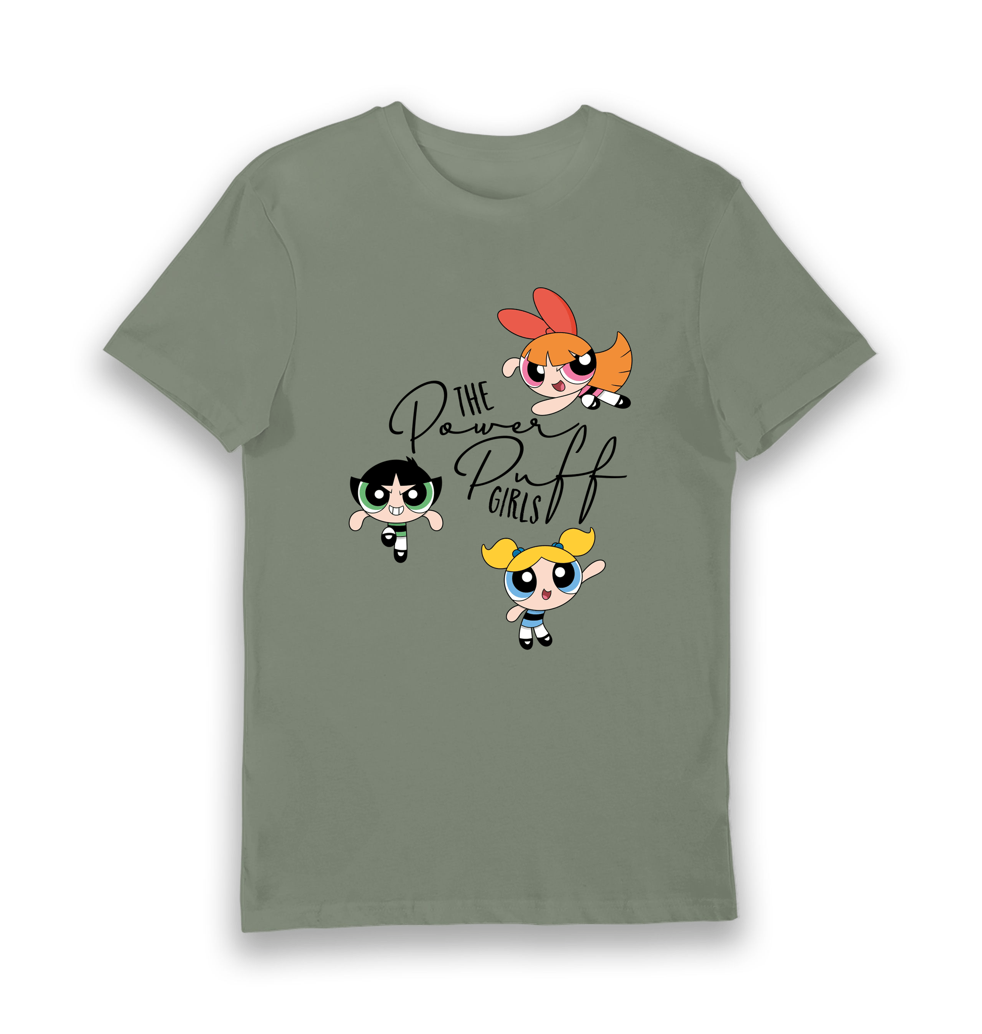 T-shirt adulte Powerpuff Girls multi-personnages
