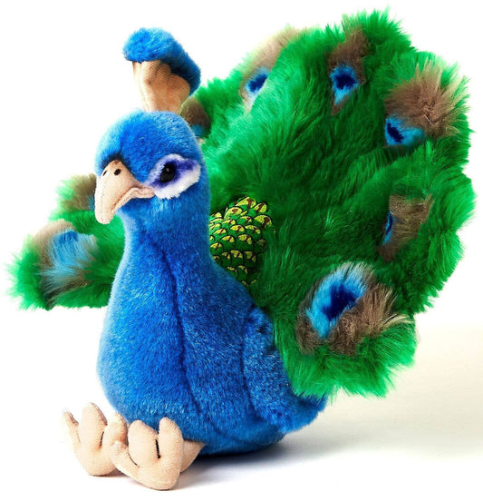 Pavo real - 19 cm (altura) - peluche