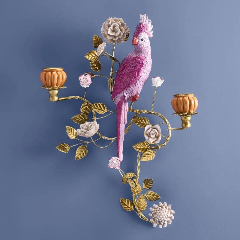 Applique Parrot, arancione/rosa
