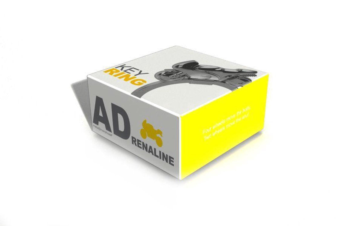 Motorrad-Adrenalin-Schlüsselanhänger