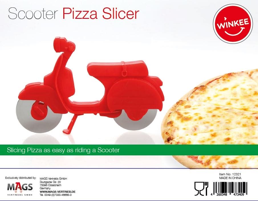 Coupe-pizza Scooter