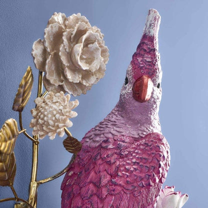 Applique Parrot, arancione/rosa