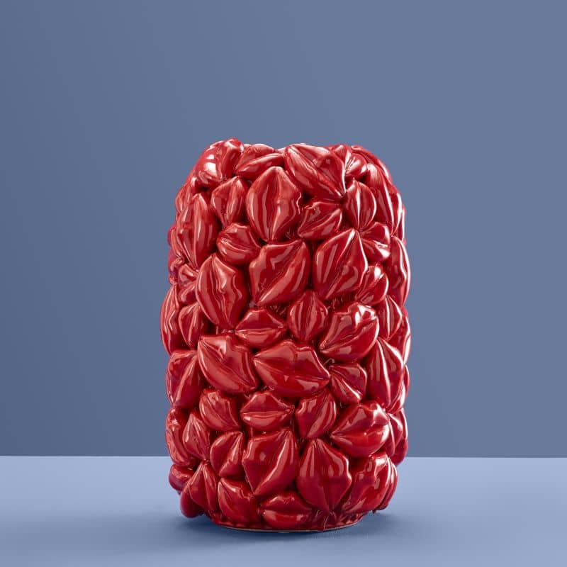 Vase Lèvres Rouges