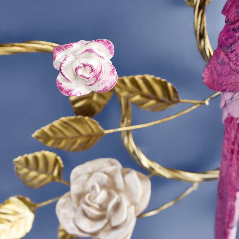 Applique Parrot, arancione/rosa