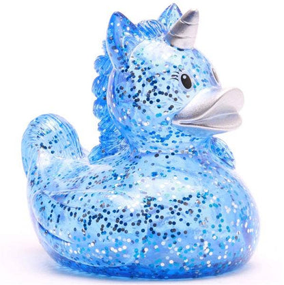 Canard Licorne Bleue à Paillettes