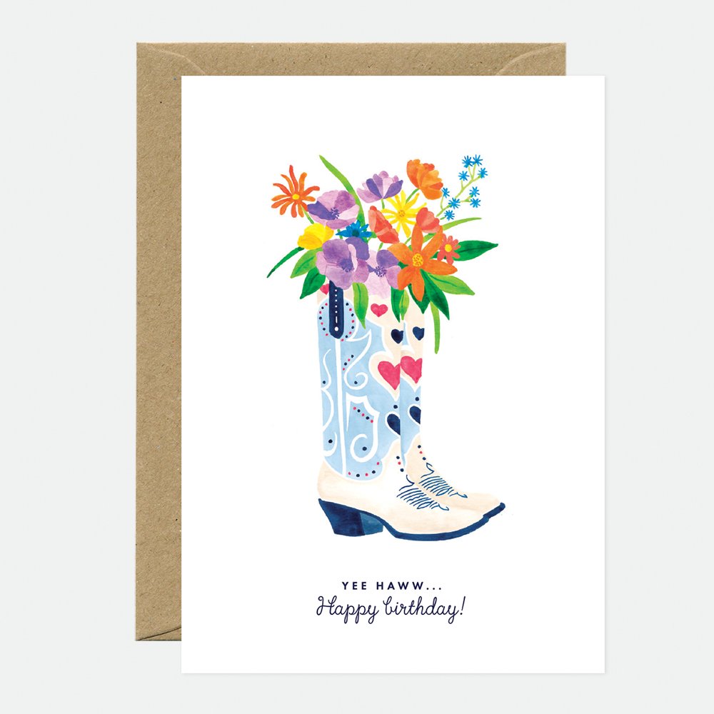 Santiag Bday - Carte de voeux