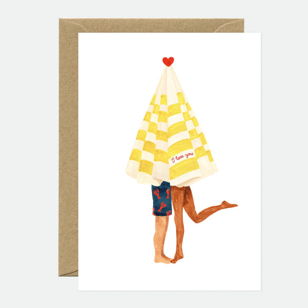 Beach Umbrella - Carte de voeux