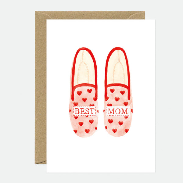 Best Mum Slippers - Carte de voeux