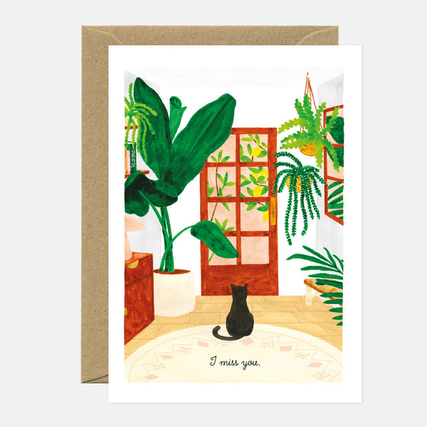 I miss you Cat - Carte de voeux