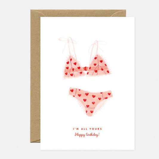 Sexy Underwear - Carte de voeux
