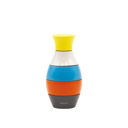 Moulin à épices "Vase" hêtre laqué multicolore petit
