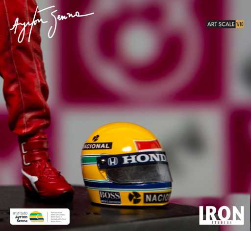 Statue Ayrton Senna 1988 Japan GP - Art Scale 1/10