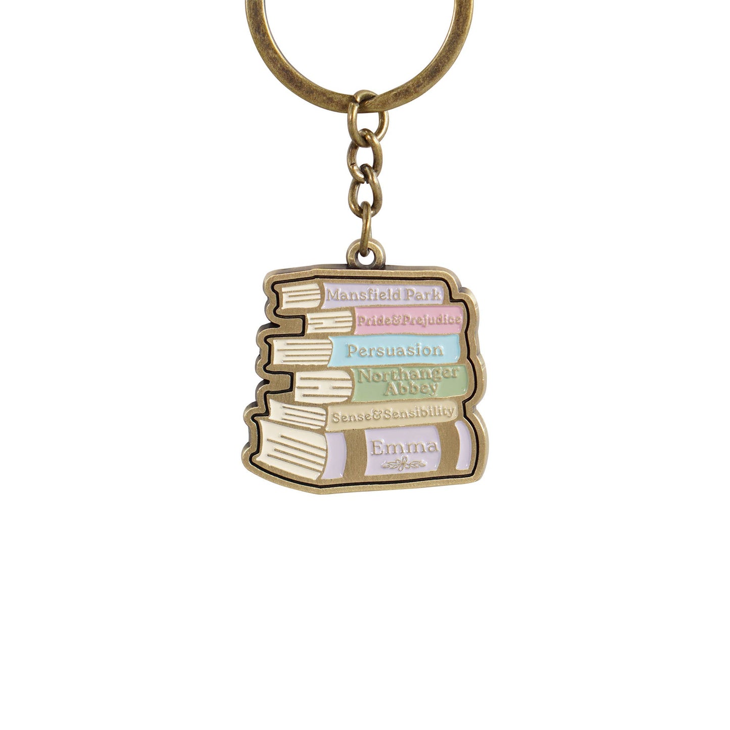 Porte-clés Jane Austen - Pile de livres