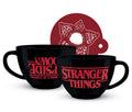 Mug Cappuccino Stranger Things + Pochoir – Upside Down