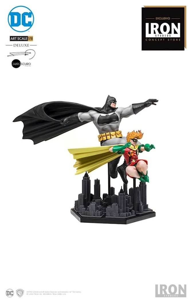 Statue Batman & Robin Deluxe By Frank Miller - The Dark Knight Returns - Art Scale 1/10 - DC Comics