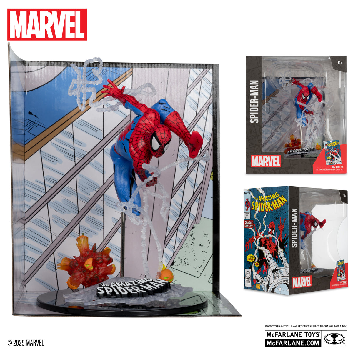 1/10スケール スパイダーマン スタチュー（アメイジング・スパイダーマン #302）