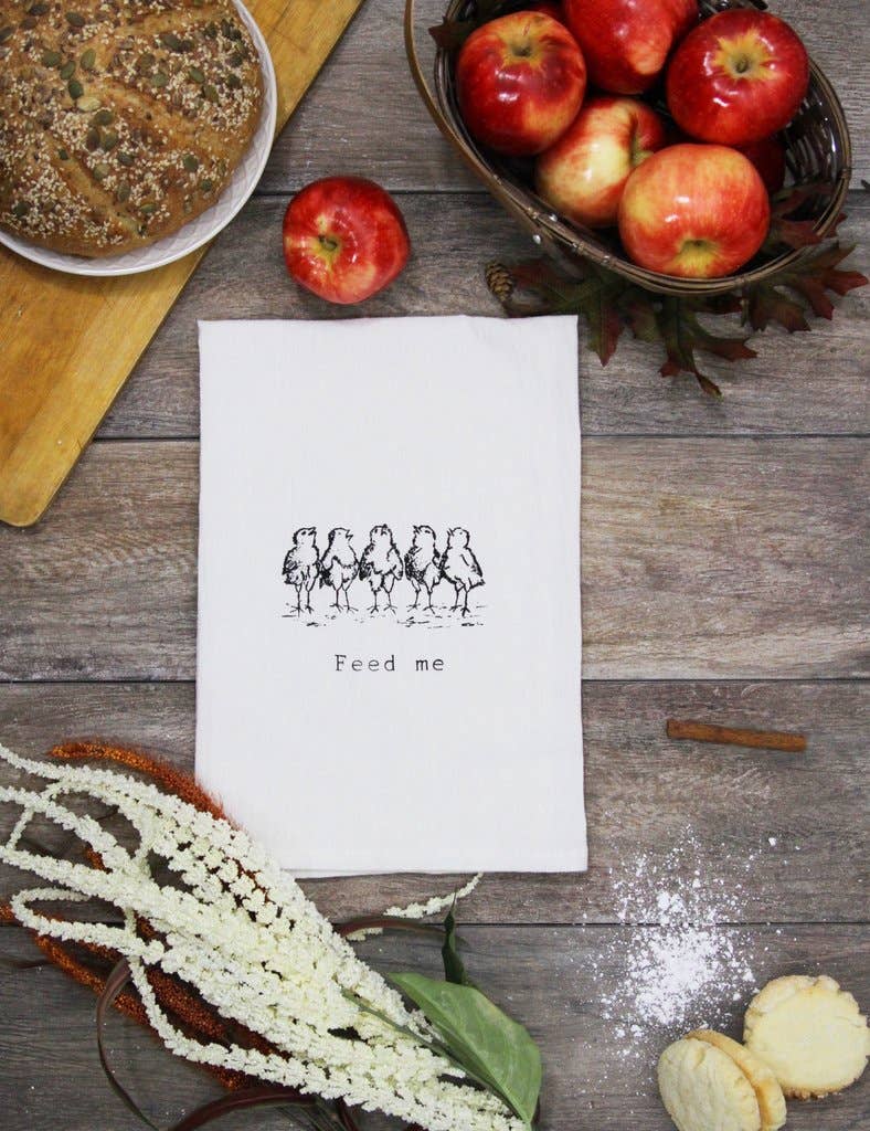 Paño de cocina "Aliméntame"