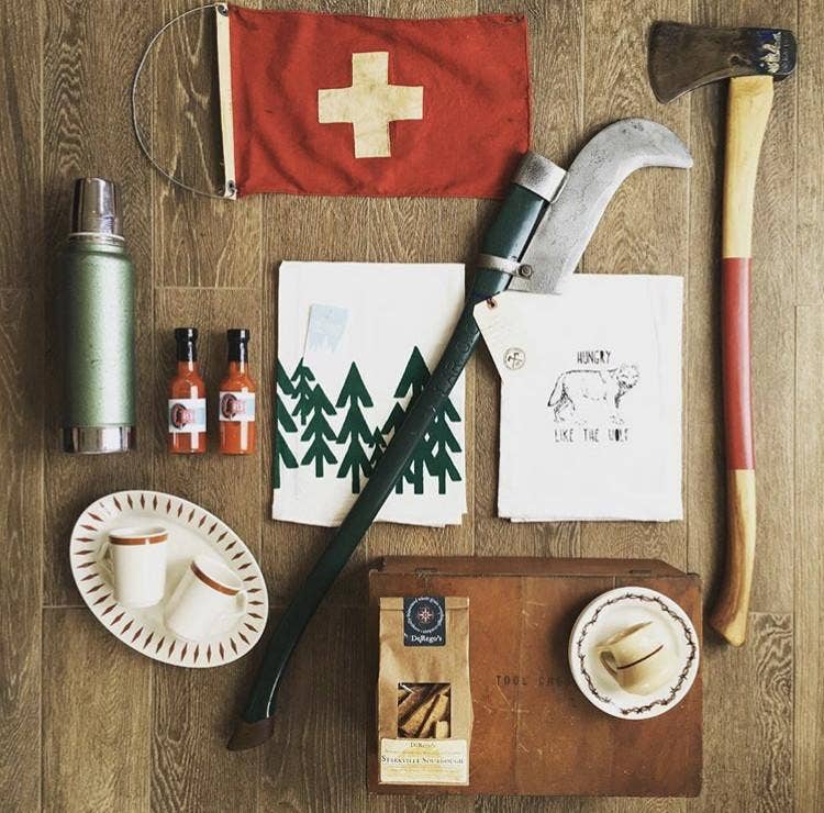 Modern Fir Tea Towel