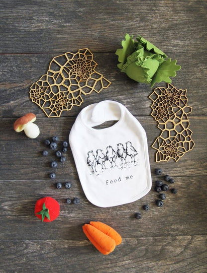Feed Me Chicks Bib