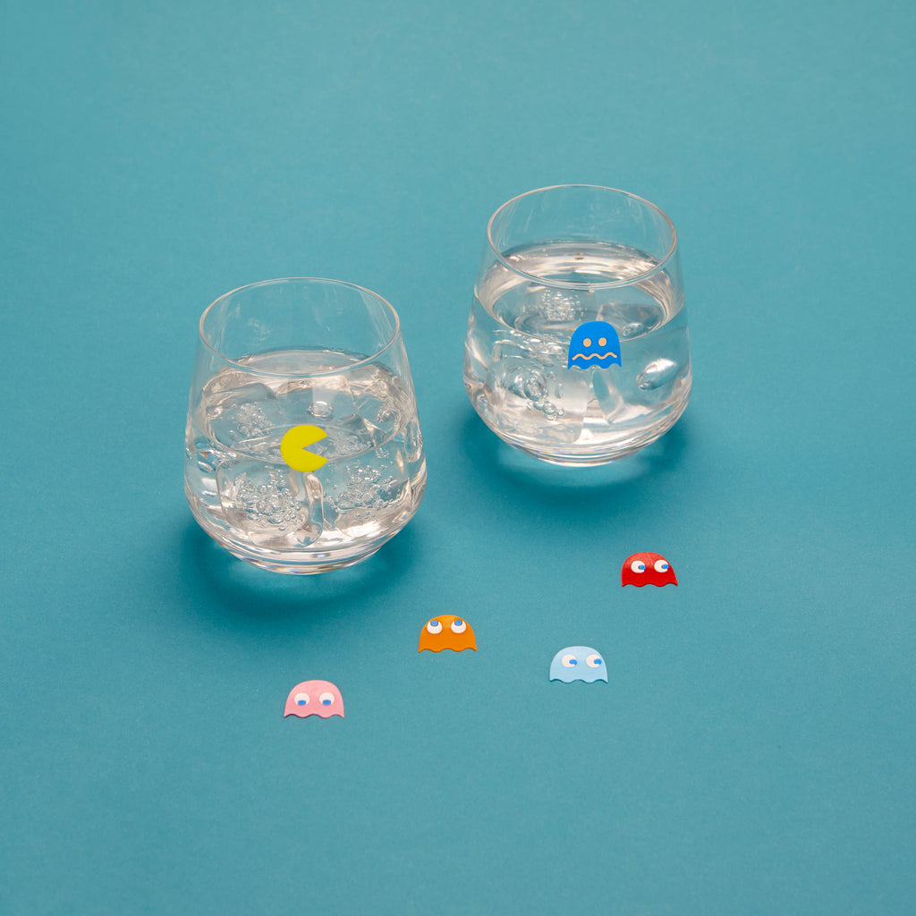 Pac-Man Glass Markers