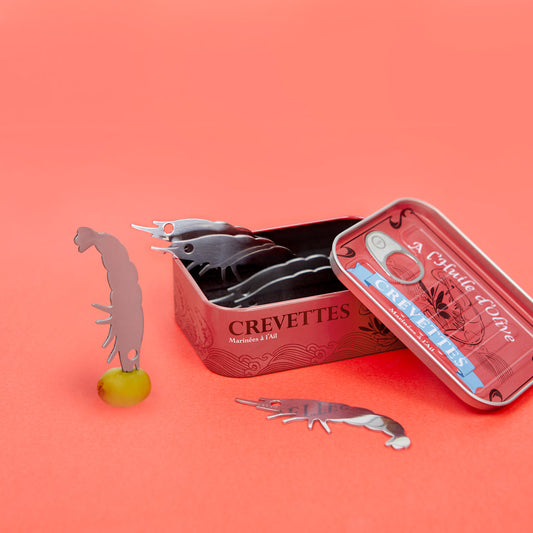 Canned Shrimp Snack Forks