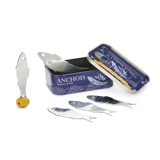 Canned Anchovy Snack Forks