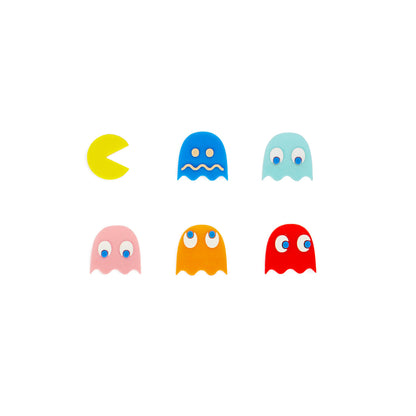 Pac-Man Glass Markers