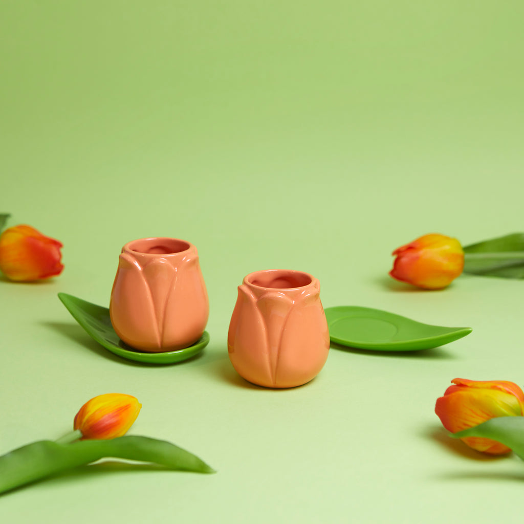 Tasses à café Tulipe 2-Pack