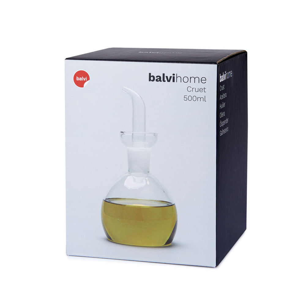 Huilier/vinaigrier Basics rond 500 ml