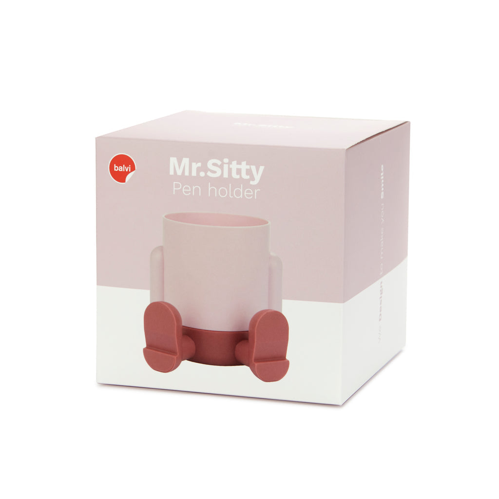 Mr. Sitty Two-Tone Pencil Holder