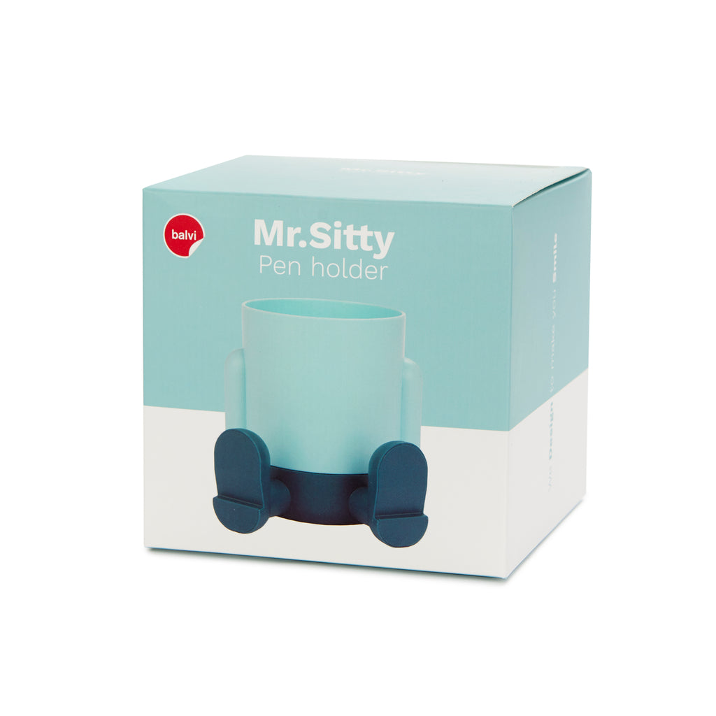 Mr. Sitty Two-Tone Pencil Holder
