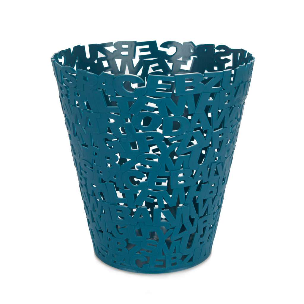 Letters Wastebasket