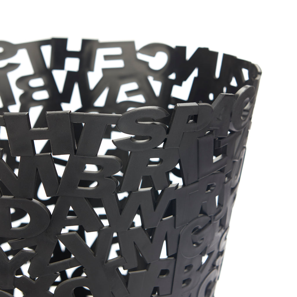 Letters Wastebasket