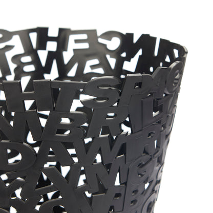 Letters Wastebasket