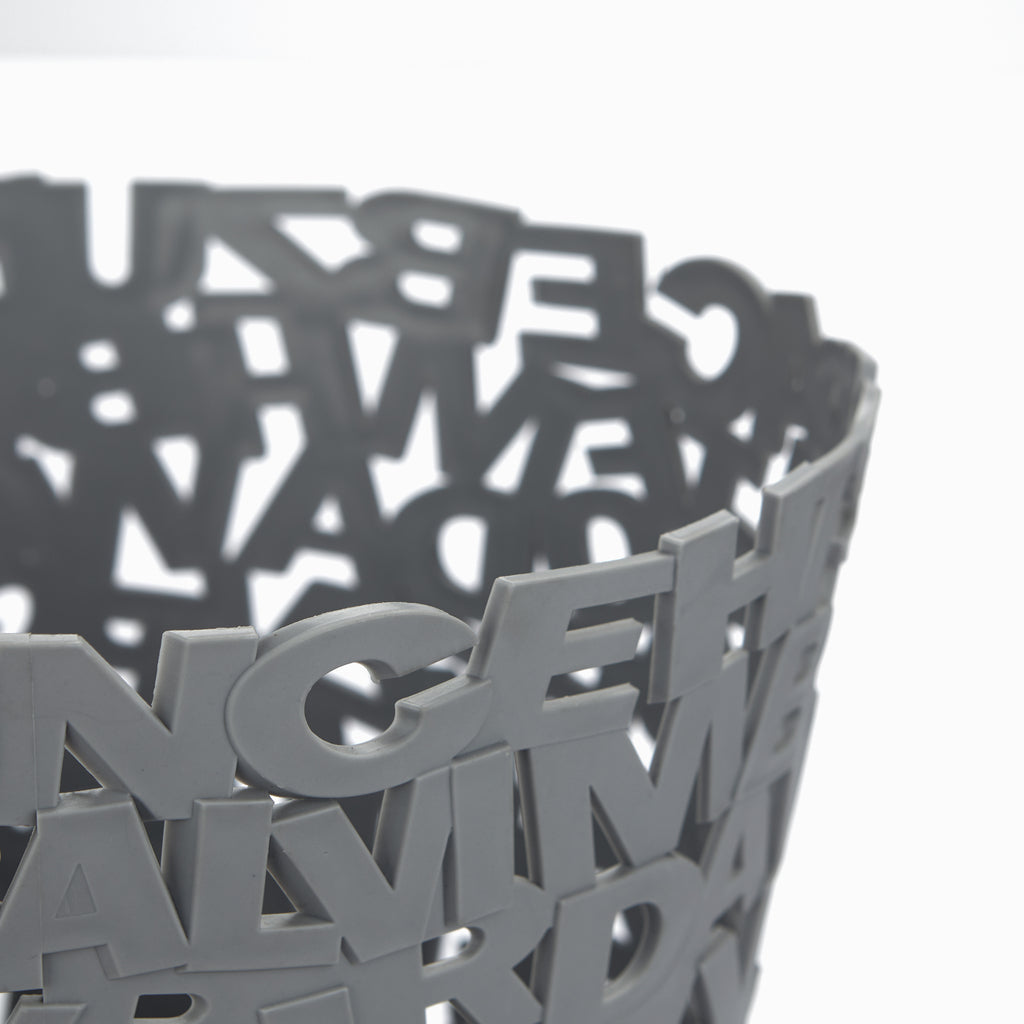Letters Wastebasket