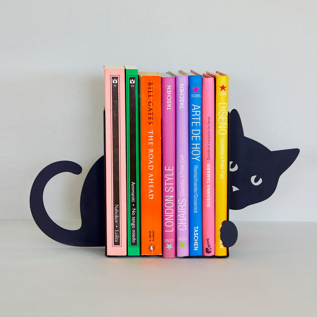 Hidden Cat Double Bookend