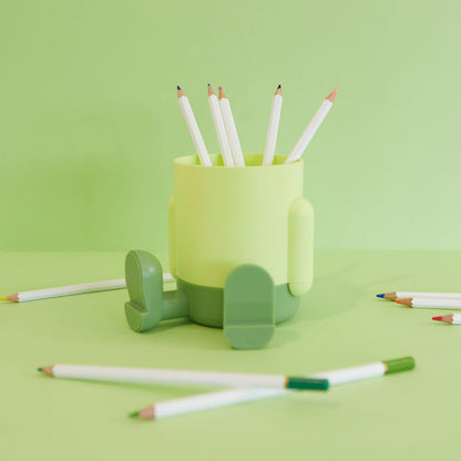 Mr. Sitty Two-Tone Pencil Holder